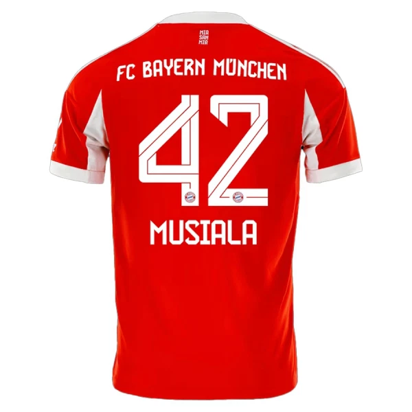 Fotbalové Dresy FC Bayern Mnichov Jamal Musiala 42 Domácí 2025-26 Fotbalové Dresy FC Bayern Mnichov Jamal Musiala 42 Domácí 2025-26