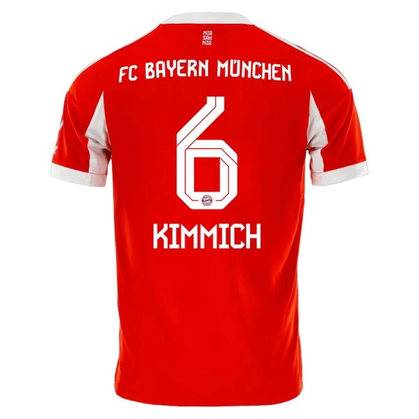Fotbalové Dresy FC Bayern Mnichov Joshua Kimmich 6 Domácí 2025-26 Fotbalové Dresy FC Bayern Mnichov Joshua Kimmich 6 Domácí 2025-26