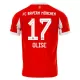 Fotbalové Dresy FC Bayern Mnichov Olise 17 Domácí 2025-26 Fotbalové Dresy FC Bayern Mnichov Olise 17 Domácí 2025-26