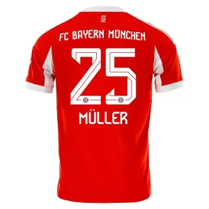 Fotbalové Dresy FC Bayern Mnichov Thomas Müller 25 Domácí 2025-26