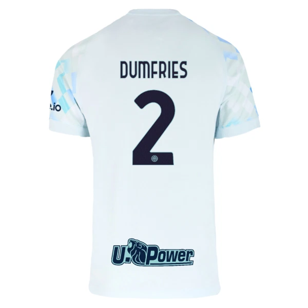 Fotbalové Dresy Inter Milán Dumfries 2 Venkovní 2025-26 Fotbalové Dresy Inter Milán Dumfries 2 Venkovní 2025-26