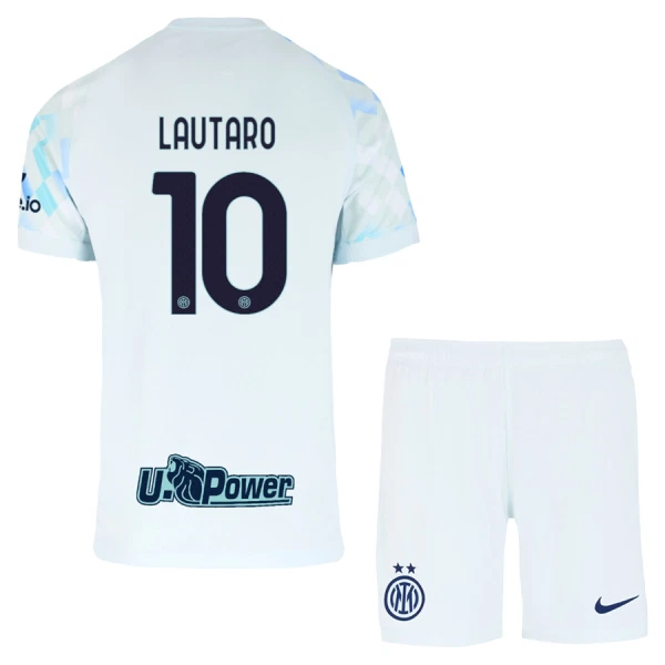 Fotbalové Dresy Inter Milán Lautaro Martínez 10 Dětské Venkovní 2025-26