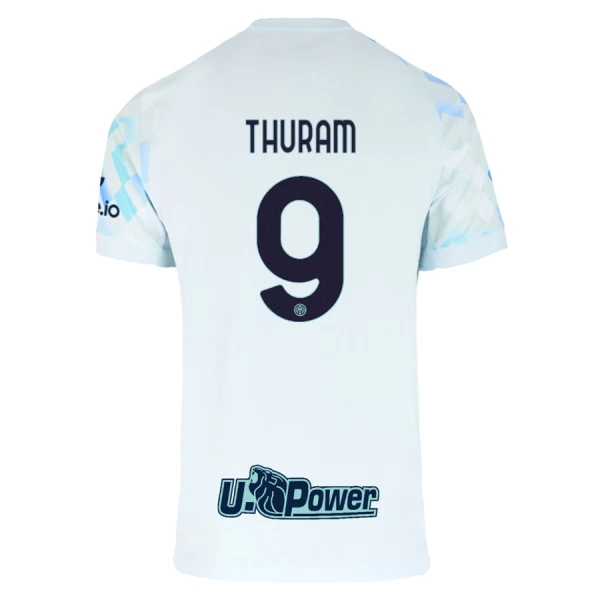 Fotbalové Dresy Inter Milán Thuram 9 Venkovní 2025-26 Fotbalové Dresy Inter Milán Thuram 9 Venkovní 2025-26