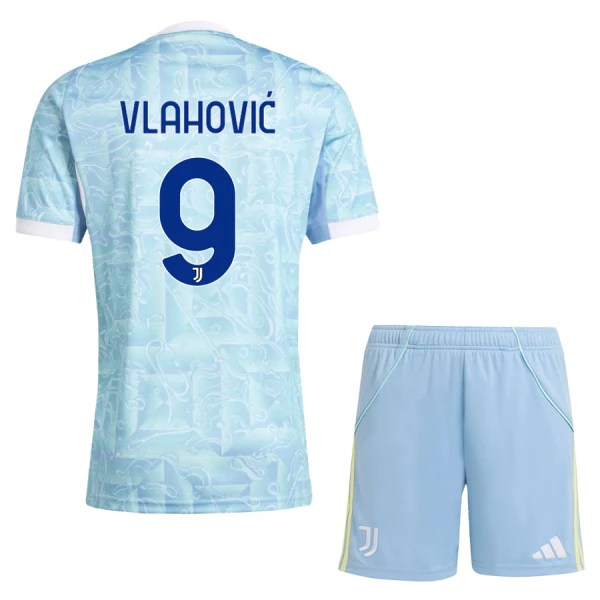 Fotbalové Dresy Juventus Vlahovic 9 Dětské Venkovní 2025-26