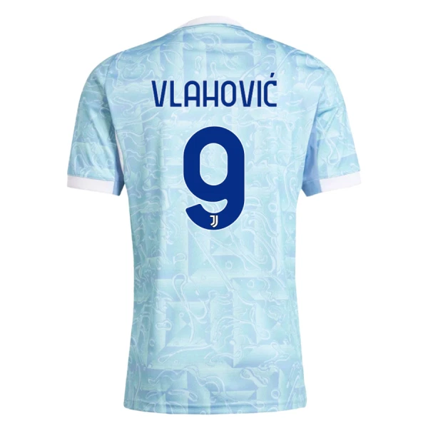 Fotbalové Dresy Juventus Vlahovic 9 Venkovní 2025-26 Fotbalové Dresy Juventus Vlahovic 9 Venkovní 2025-26