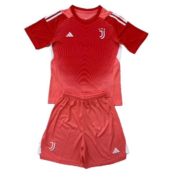 Brankářské Fotbalové Dresy Juventus Dětské 2025-26 Červená