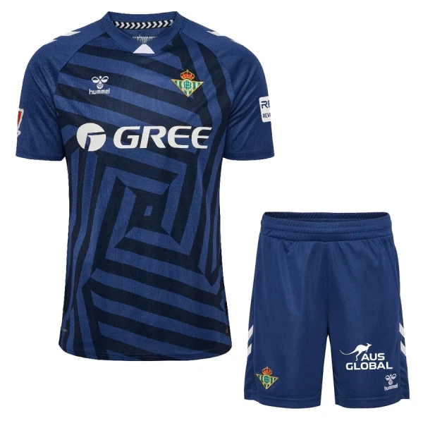 Brankářské Fotbalové Dresy Real Betis Dětské 2025-26 Námořnictvo