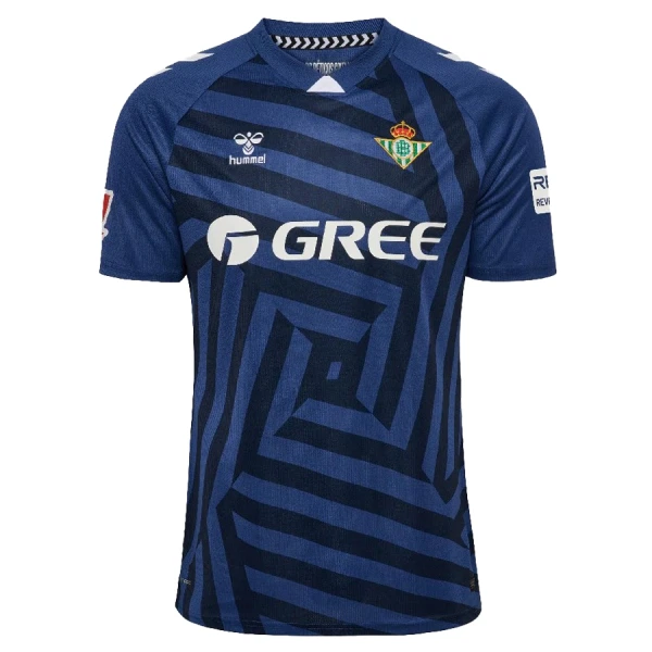 Brankářské Fotbalové Dresy Real Betis Dětské 2025-26 Námořnictvo