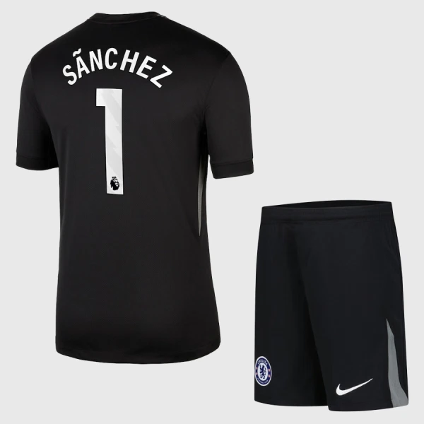 Brankářské Fotbalové Dresy Chelsea FC Sanchez 1 Dětské 2025-26