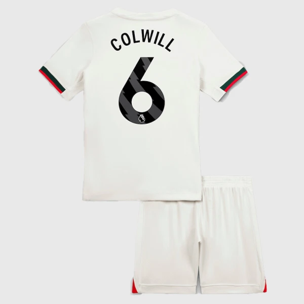 Fotbalové Dresy Chelsea FC Colwill 6 Dětské Venkovní 2025-26