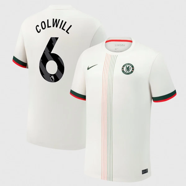 Fotbalové Dresy Chelsea FC Colwill 6 Venkovní 2025-26