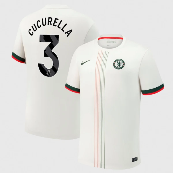 Fotbalové Dresy Chelsea FC Cucurella 3 Venkovní 2025-26