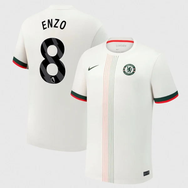 Fotbalové Dresy Chelsea FC Enzo Fernández 8 Venkovní 2025-26