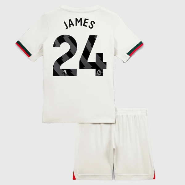 Fotbalové Dresy Chelsea FC James 24 Dětské Venkovní 2025-26