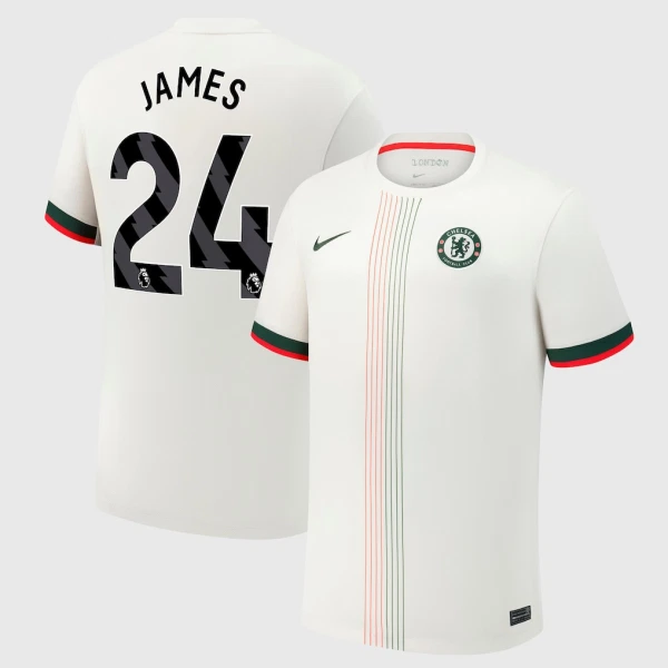 Fotbalové Dresy Chelsea FC James 24 Venkovní 2025-26