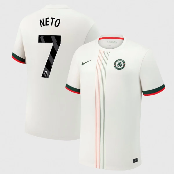Fotbalové Dresy Chelsea FC Pedro Neto 7 Venkovní 2025-26 Fotbalové Dresy Chelsea FC Pedro Neto 7 Venkovní 2025-26