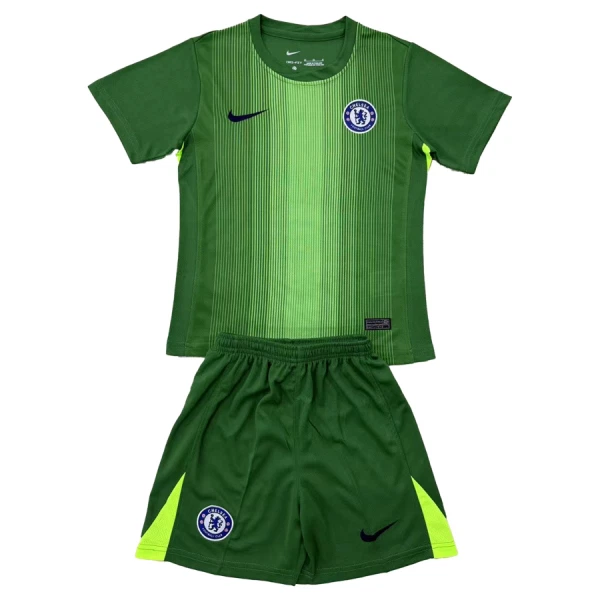Brankářské Fotbalové Dresy Chelsea FC Dětské 2025-26 Zelená