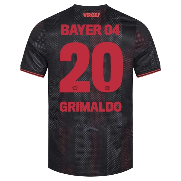 Fotbalové Dresy Bayer 04 Leverkusen Alejandro Grimaldo 20 Dětské Domácí 2025-26