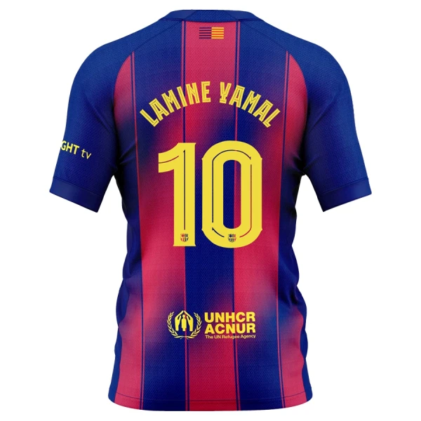 Fotbalové Dresy FC Barcelona Lamine Yamal 10 Domácí 2025-26