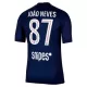 Fotbalové Dresy Paris Saint-Germain Joao Neves 87 Domácí 2025-26