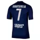Fotbalové Dresy Paris Saint-Germain Kvaratskhelia 7 Domácí 2025-26