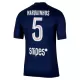 Fotbalové Dresy Paris Saint-Germain Marquinhos 5 Domácí 2025-26