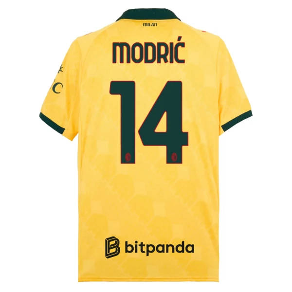 Fotbalové Dresy AC Milán Luka Modric 14 Alternativní 2025-26 Fotbalové Dresy AC Milán Luka Modric 14 Alternativní 2025-26