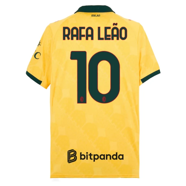 Fotbalové Dresy AC Milán Rafael Leão 10 Alternativní 2025-26 Fotbalové Dresy AC Milán Rafael Leão 10 Alternativní 2025-26