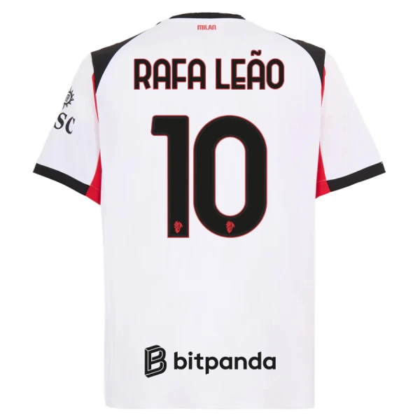 Fotbalové Dresy AC Milán Rafael Leão 10 Venkovní 2025-26 Fotbalové Dresy AC Milán Rafael Leão 10 Venkovní 2025-26