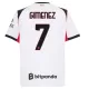 Fotbalové Dresy AC Milán Santiago Gimenez 7 Venkovní 2025-26 Fotbalové Dresy AC Milán Santiago Gimenez 7 Venkovní 2025-26