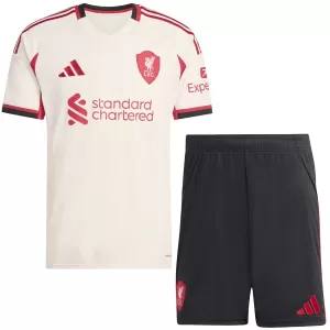 Fotbalové Dresy Liverpool FC Dětské Venkovní 2025-26 Fotbalové Dresy Liverpool FC Dětské Venkovní 2025-26