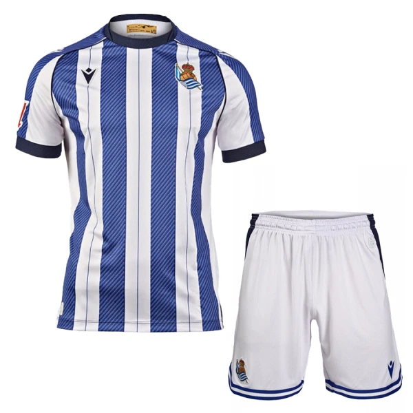 Fotbalové Dresy Real Sociedad Dětské Domácí 2025-26 Fotbalové Dresy Real Sociedad Dětské Domácí 2025-26