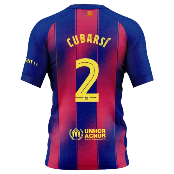 Fotbalové Dresy FC Barcelona Cubarsi 2 Domácí 2025-26 Fotbalové Dresy FC Barcelona Cubarsi 2 Domácí 2025-26