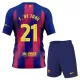 Fotbalové Dresy FC Barcelona Frenkie de Jong 21 Dětské Domácí 2025-26 Fotbalové Dresy FC Barcelona Frenkie de Jong 21 Dětské Domácí 2025-26