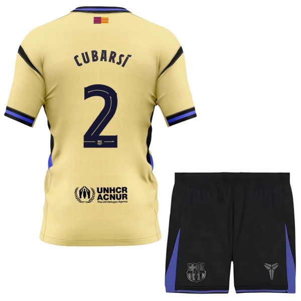 Fotbalové Dresy FC Barcelona x Kobe Bryant Cubarsi 2 Dětské Venkovní 2025-26 Fotbalové Dresy FC Barcelona x Kobe Bryant Cubarsi 2 Dětské Venkovní 2025-26
