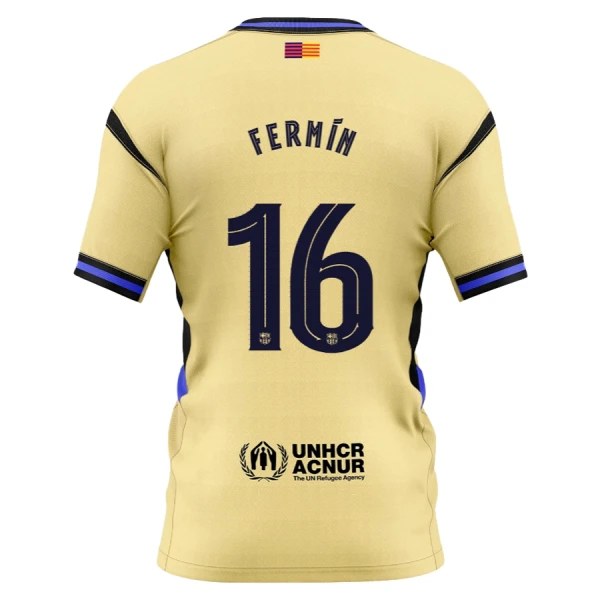 Fotbalové Dresy FC Barcelona x Kobe Bryant Fermin 16 Venkovní 2025-26 Fotbalové Dresy FC Barcelona x Kobe Bryant Fermin 16 Venkovní 2025-26