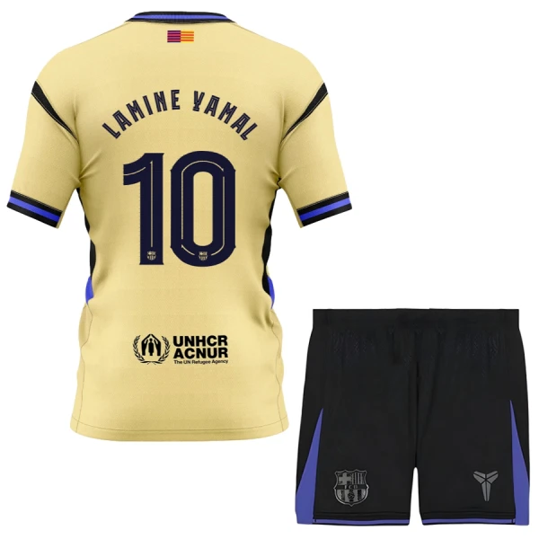 Fotbalové Dresy FC Barcelona x Kobe Bryant Lamine Yamal 10 Dětské Venkovní 2025-26 Fotbalové Dresy FC Barcelona x Kobe Bryant Lamine Yamal 10 Dětské Venkovní 2025-26