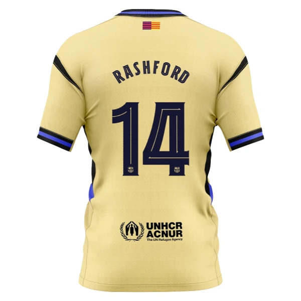 Fotbalové Dresy FC Barcelona x Kobe Bryant Marcus Rashford 14 Venkovní 2025-26 Fotbalové Dresy FC Barcelona x Kobe Bryant Marcus Rashford 14 Venkovní 2025-26
