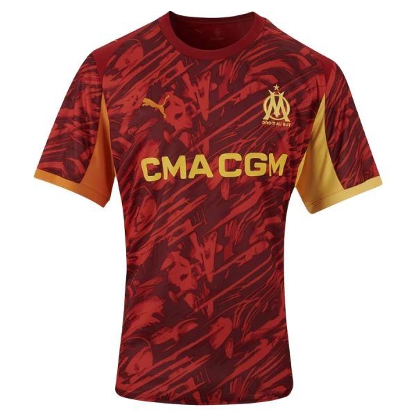 Brankářské Fotbalové Dresy Olympique de Marseille 2025-26 Červená Brankářské Fotbalové Dresy Olympique de Marseille 2025-26 Červená