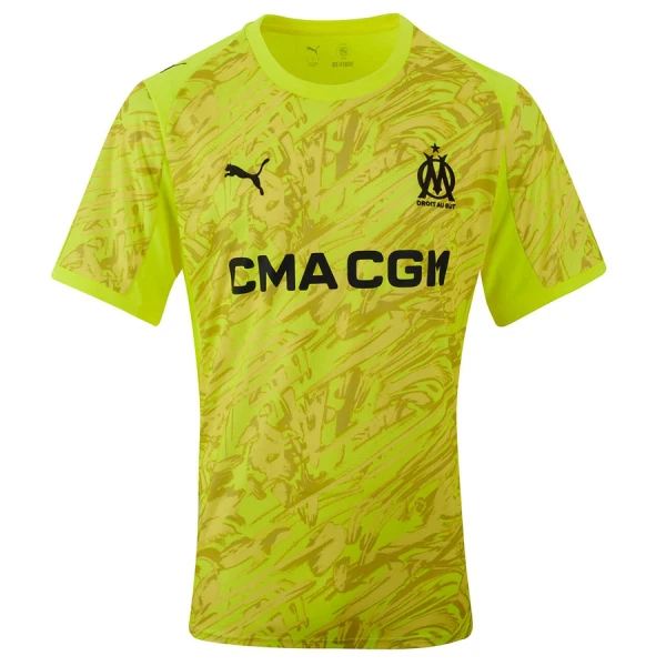 Brankářské Fotbalové Dresy Olympique de Marseille 2025-26 Žlutá Brankářské Fotbalové Dresy Olympique de Marseille 2025-26 Žlutá