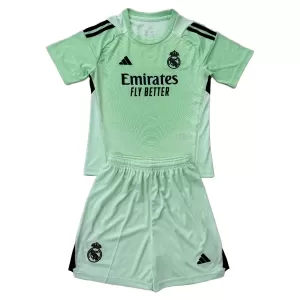 Brankářské Fotbalové Dresy Real Madrid Dětské 2025-26 Zelená Brankářské Fotbalové Dresy Real Madrid Dětské 2025-26 Zelená