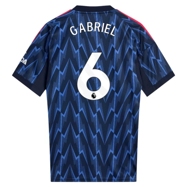 Fotbalové Dresy Arsenal Gabriel 6 Venkovní 2025-26 Fotbalové Dresy Arsenal Gabriel 6 Venkovní 2025-26