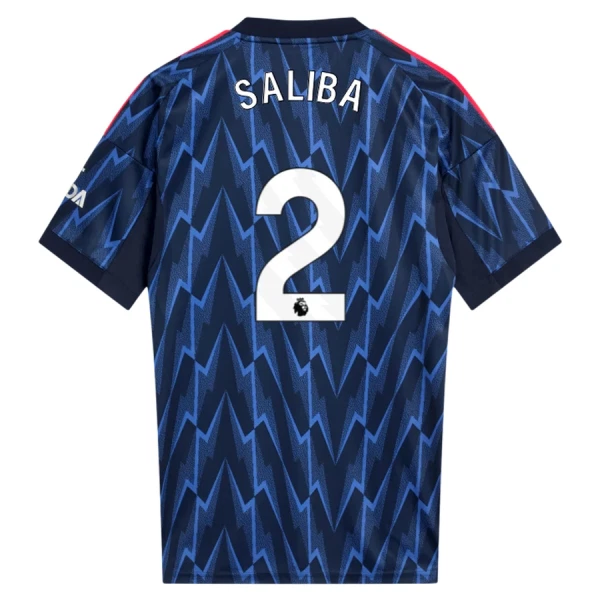 Fotbalové Dresy Arsenal Saliba 2 Venkovní 2025-26 Fotbalové Dresy Arsenal Saliba 2 Venkovní 2025-26