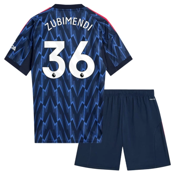 Fotbalové Dresy Arsenal Zubimendi 36 Dětské Venkovní 2025-26 Fotbalové Dresy Arsenal Zubimendi 36 Dětské Venkovní 2025-26