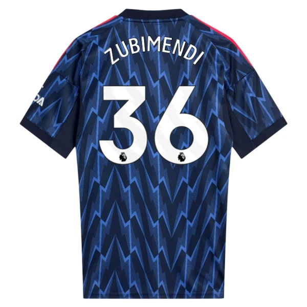 Fotbalové Dresy Arsenal Zubimendi 36 Venkovní 2025-26 Fotbalové Dresy Arsenal Zubimendi 36 Venkovní 2025-26