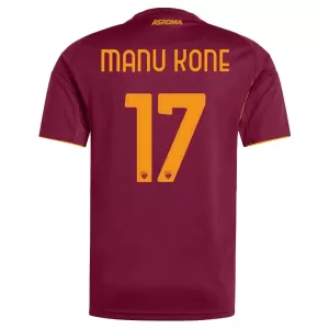 Fotbalové Dresy AS Řím Manu Kone 17 Domácí 2025-26 Fotbalové Dresy AS Řím Manu Kone 17 Domácí 2025-26