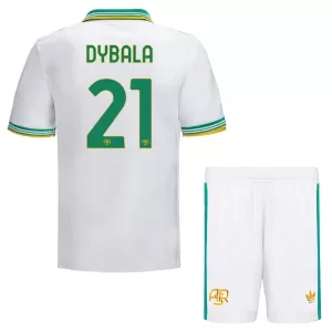 Fotbalové Dresy AS Řím Paulo Dybala 21 Dětské Alternativní 2025-26 Fotbalové Dresy AS Řím Paulo Dybala 21 Dětské Alternativní 2025-26