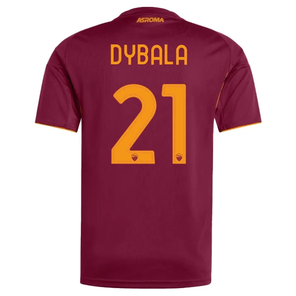 Fotbalové Dresy AS Řím Paulo Dybala 21 Dětské Domácí 2025-26