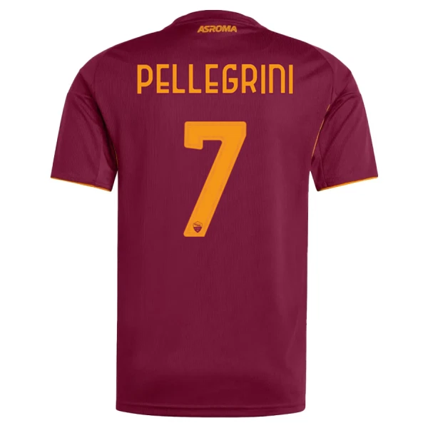 Fotbalové Dresy AS Řím Pellegrini 7 Domácí 2025-26 Fotbalové Dresy AS Řím Pellegrini 7 Domácí 2025-26