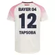 Fotbalové Dresy Bayer 04 Leverkusen Edmond Tapsoba 12 Venkovní 2025-26 Fotbalové Dresy Bayer 04 Leverkusen Edmond Tapsoba 12 Venkovní 2025-26